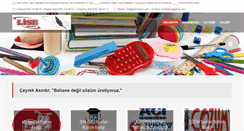 Desktop Screenshot of lisekirtasiye.com